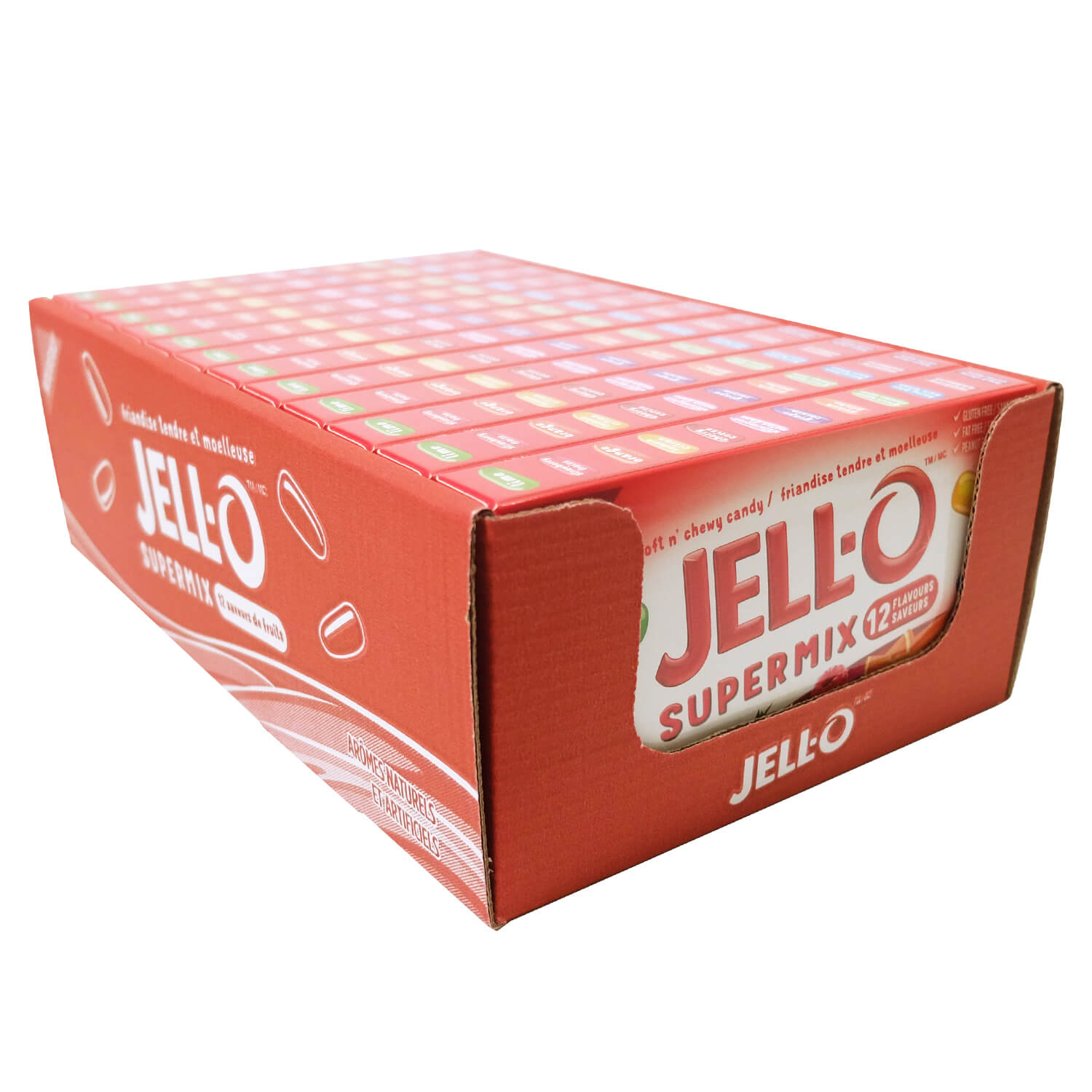 «Jell-O» Supermix 12 saveurs - 12 x 120 g