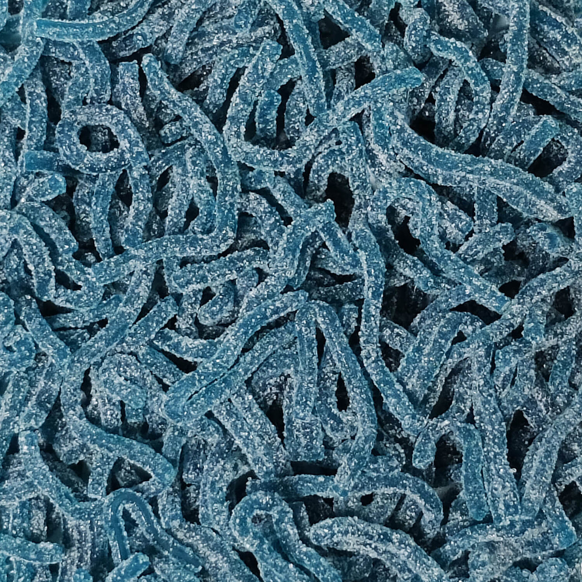 Extra sour blue raspberry strings – Ludik Candy