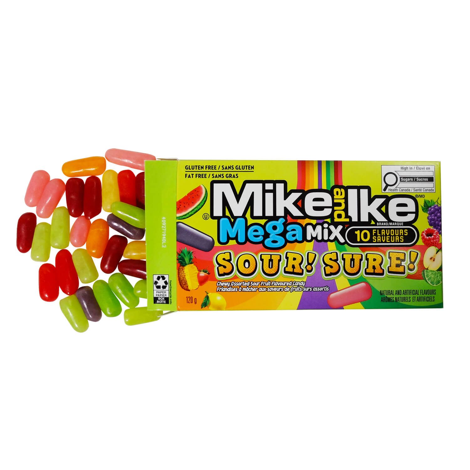 Mike and Ike Mega mix sour 12 x 120 g