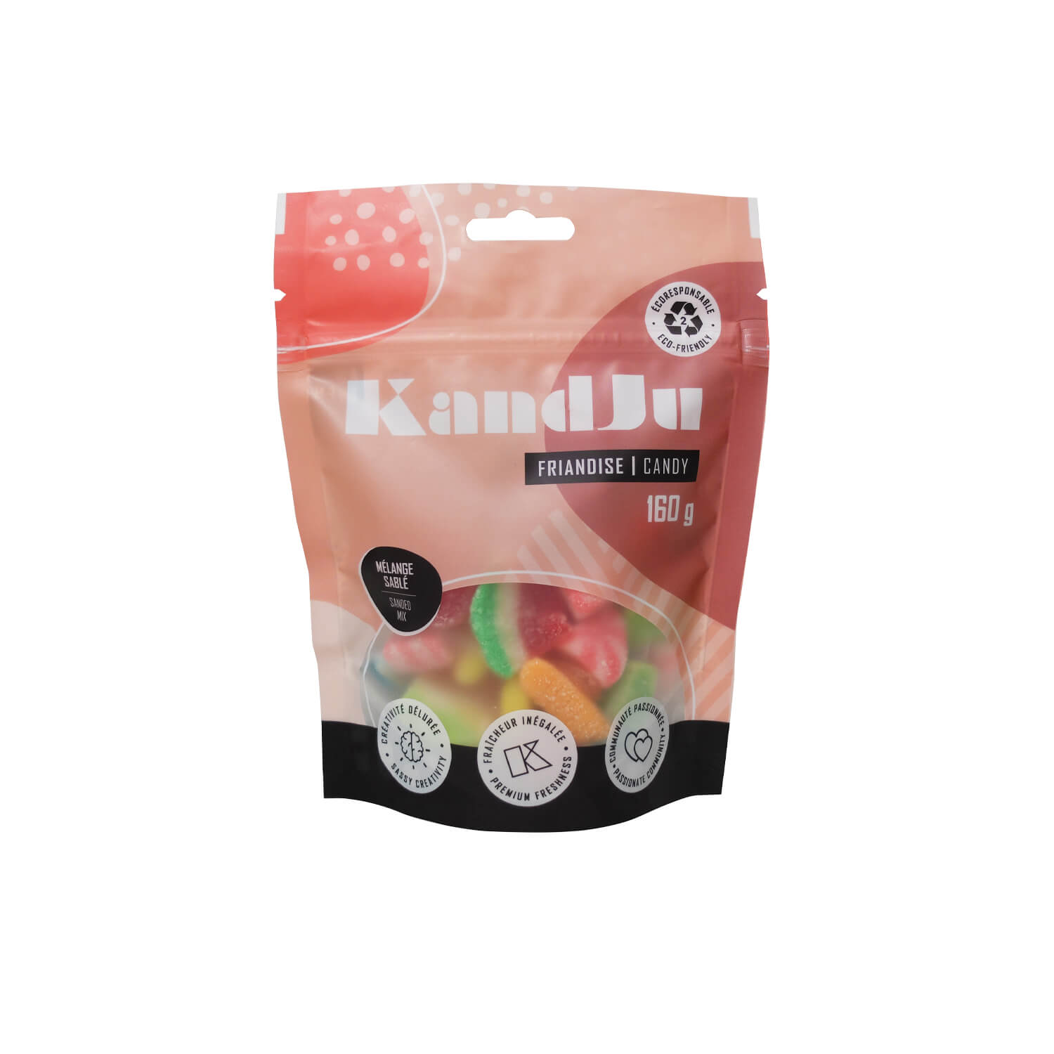 Sanded mix pouch bag 160 g