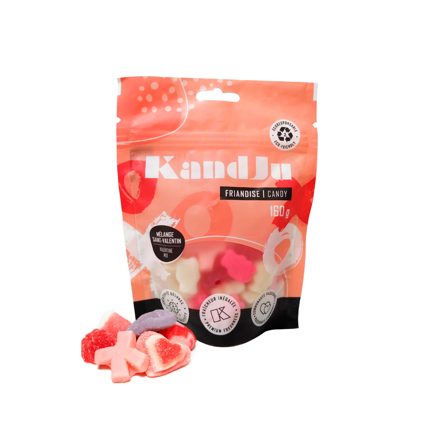 Valentine's Day mix pouch bag 160 g