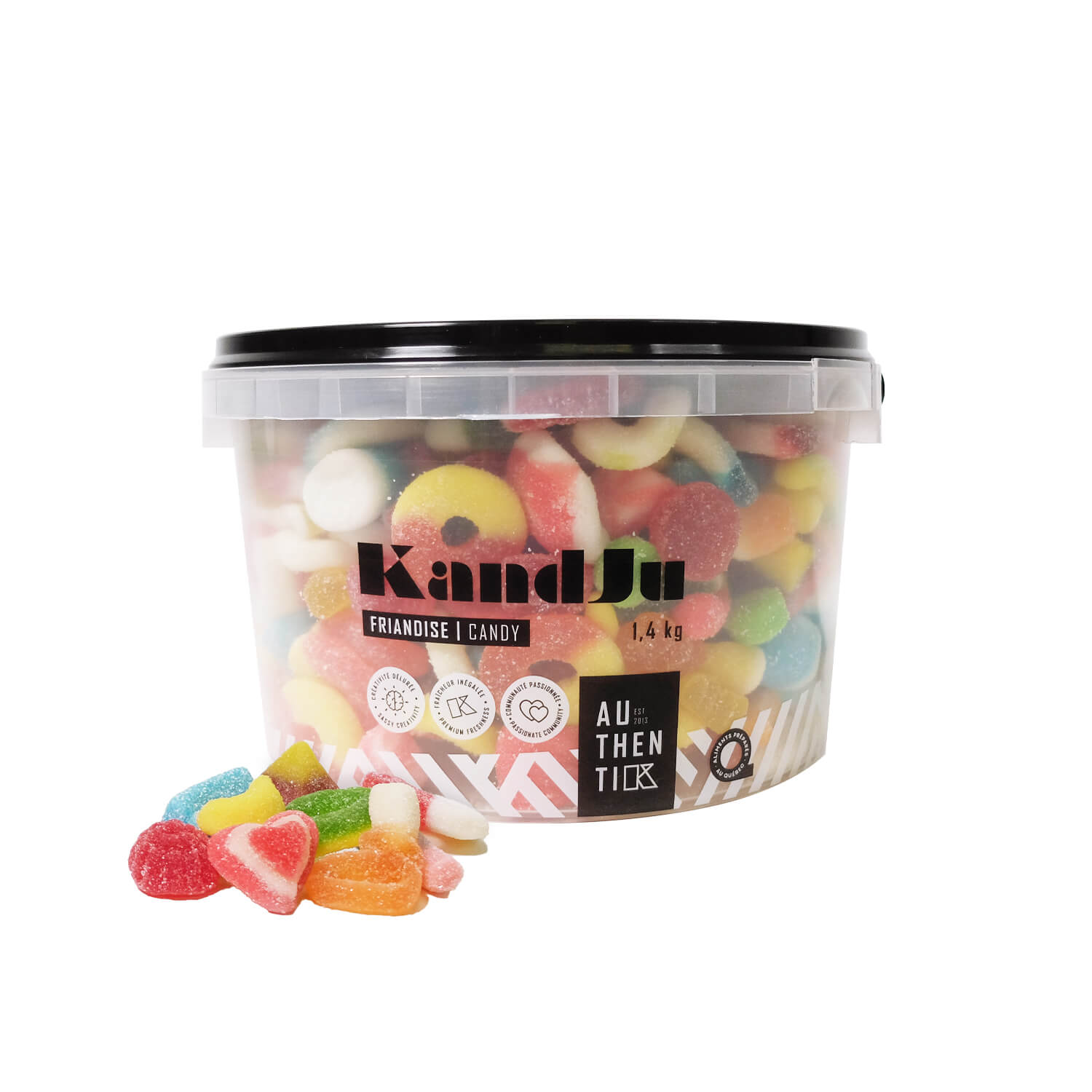 Oval bucket sanded mix 1,4 kg