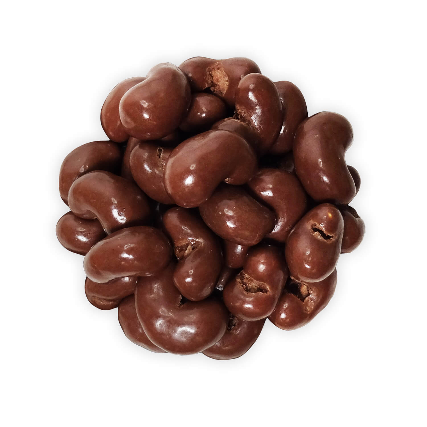 Milk chocolate cashews