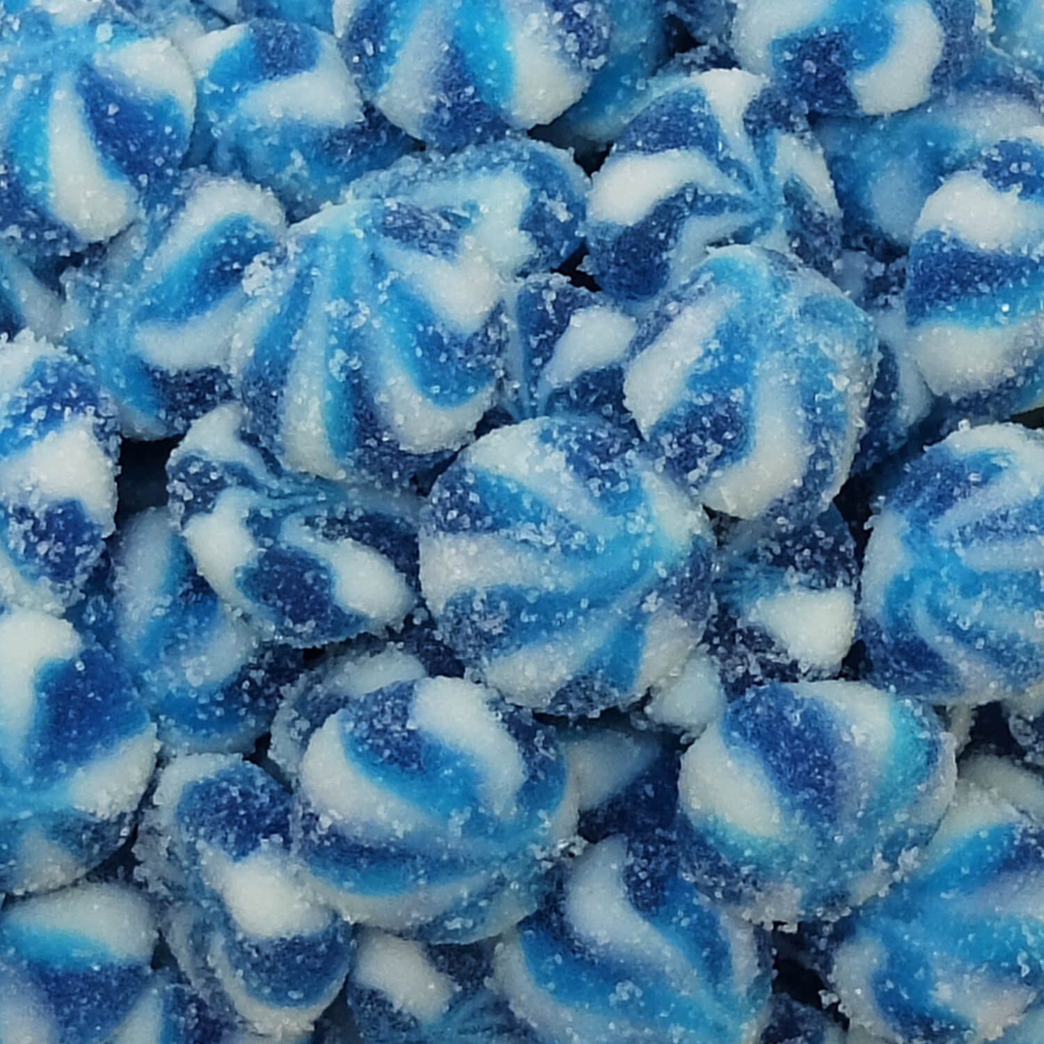 Sour blue raspberry swirls