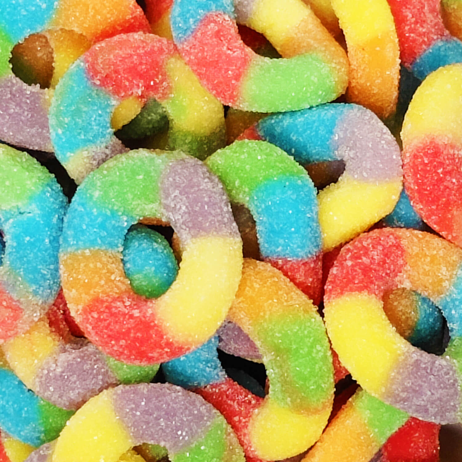 multicolor sour rings
