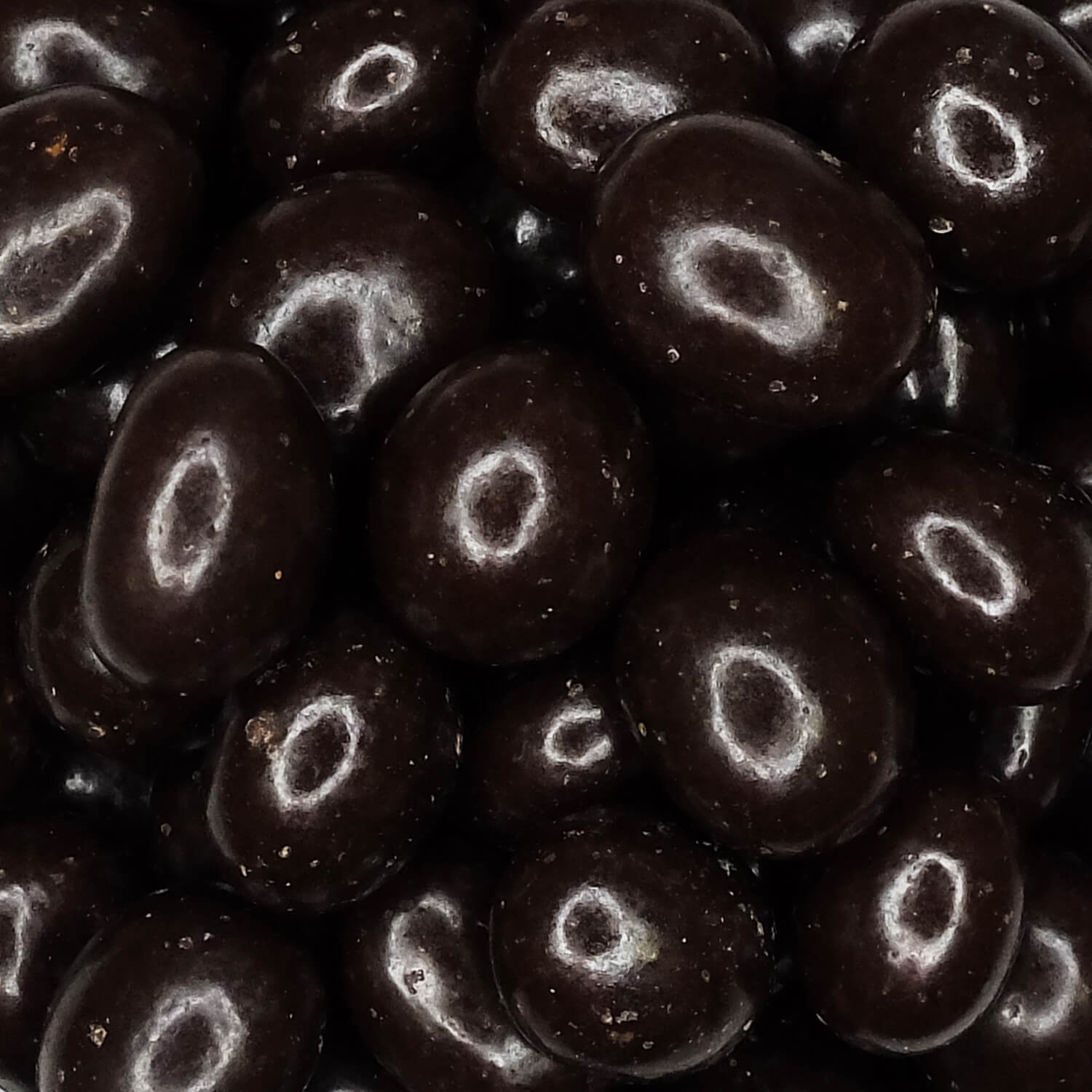 Dark chocolate coffee beans