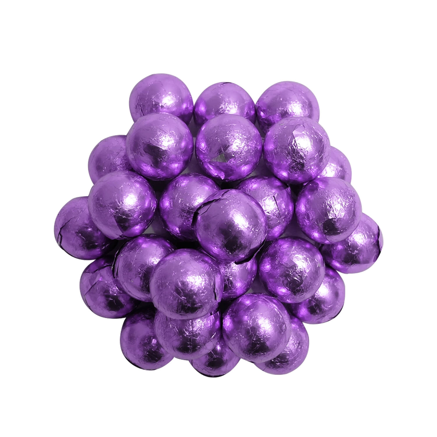 Purple milk chocolate balls - 10 kg