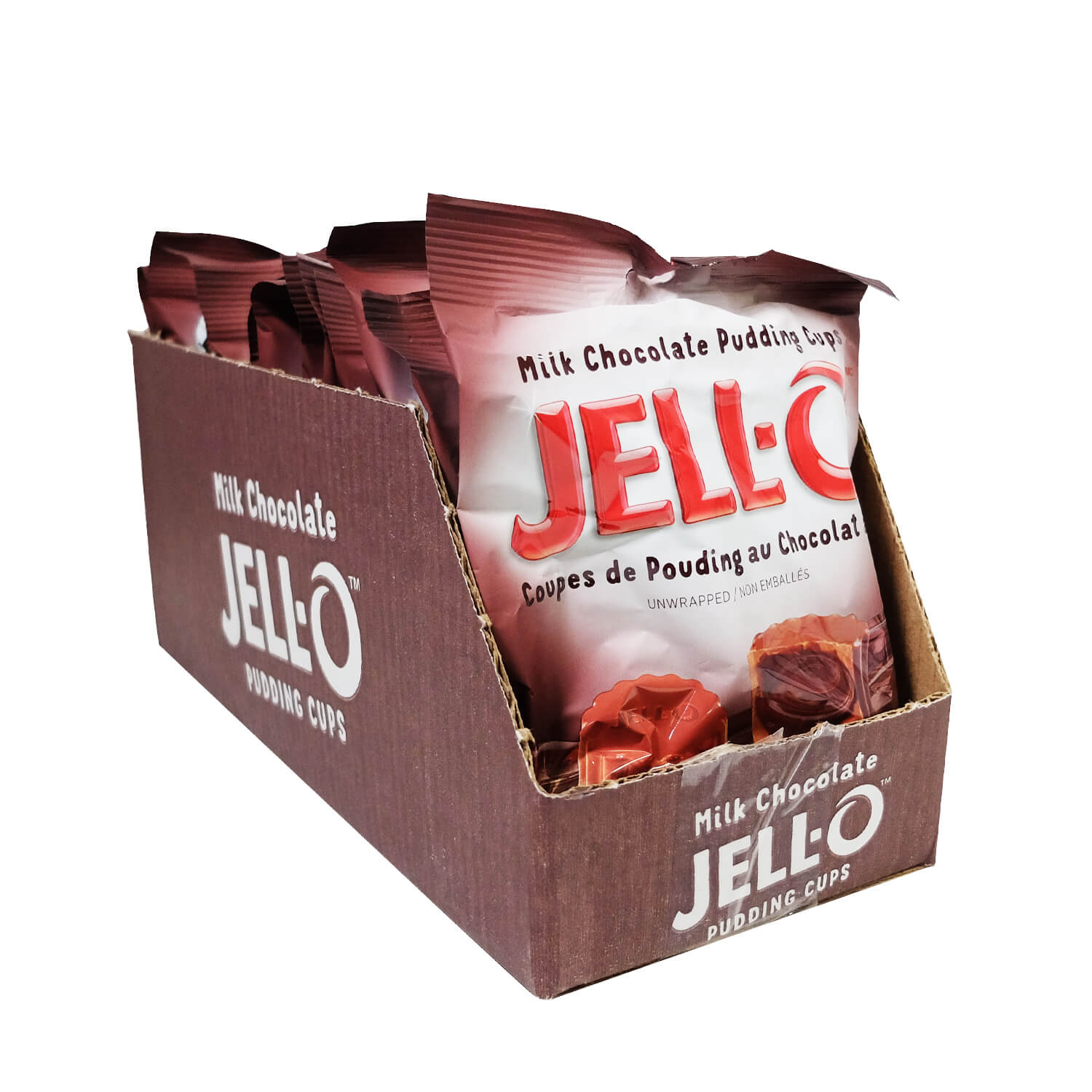 «Jell-O» coupes de pudding au chocolat au lait - 12 x 99g