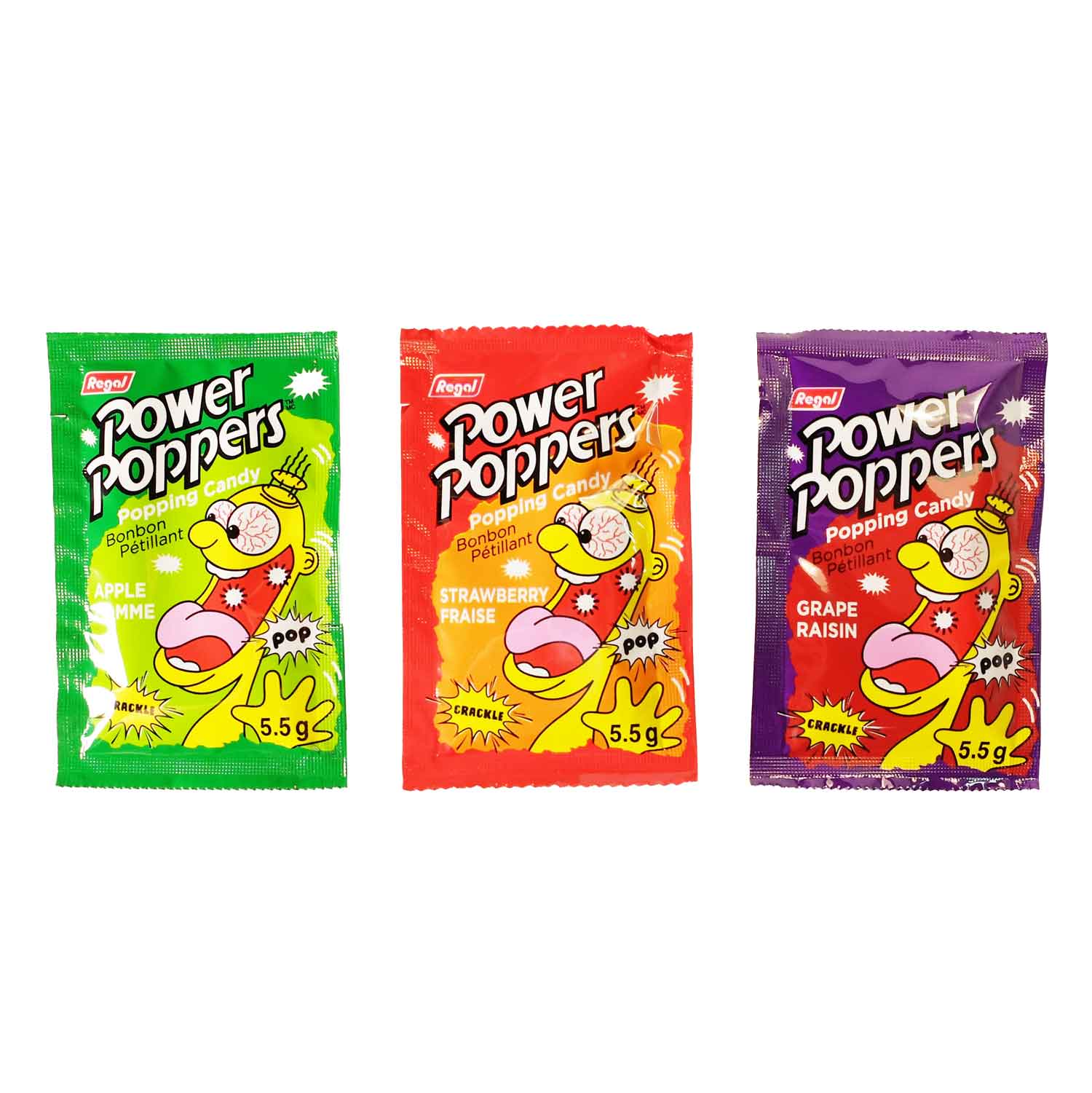 Power Poppers exploding candies